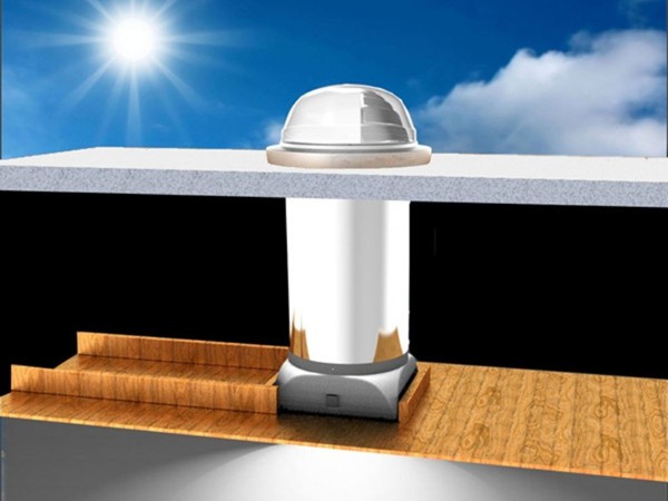 索樂圖導光管——怎么用自然光設計照明墻