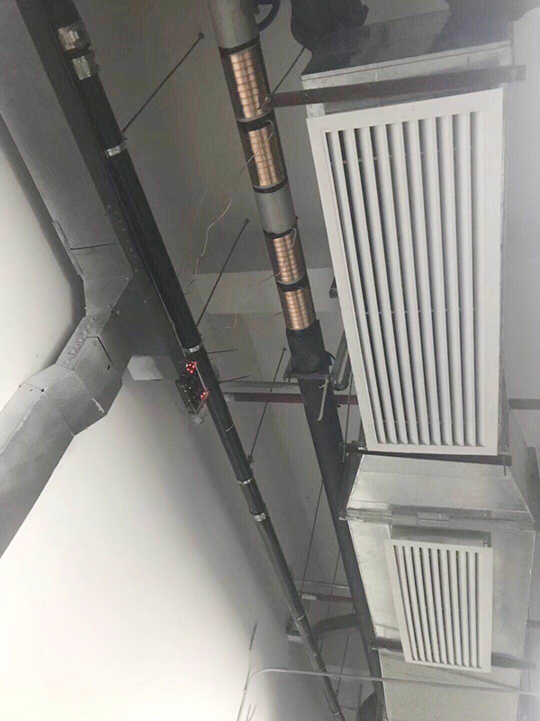 沃肯電脈沖阻垢系統安裝在酒店