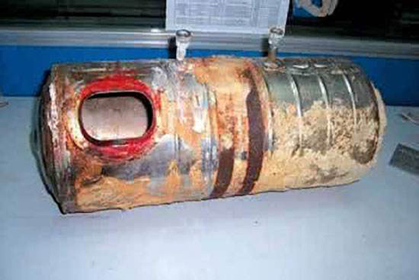 熱水器水垢造成銹蝕穿孔